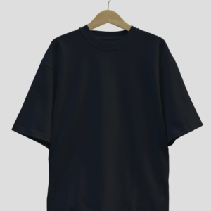 Solid Drop Shoulder Tee | Black