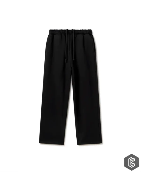 Straight Cut Pants | Black
